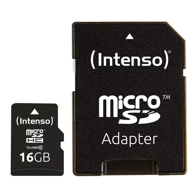 PAMIĘĆ MICRO SDHC 16GB C10/Z/ADAPTEREM 3413470 INTENSO