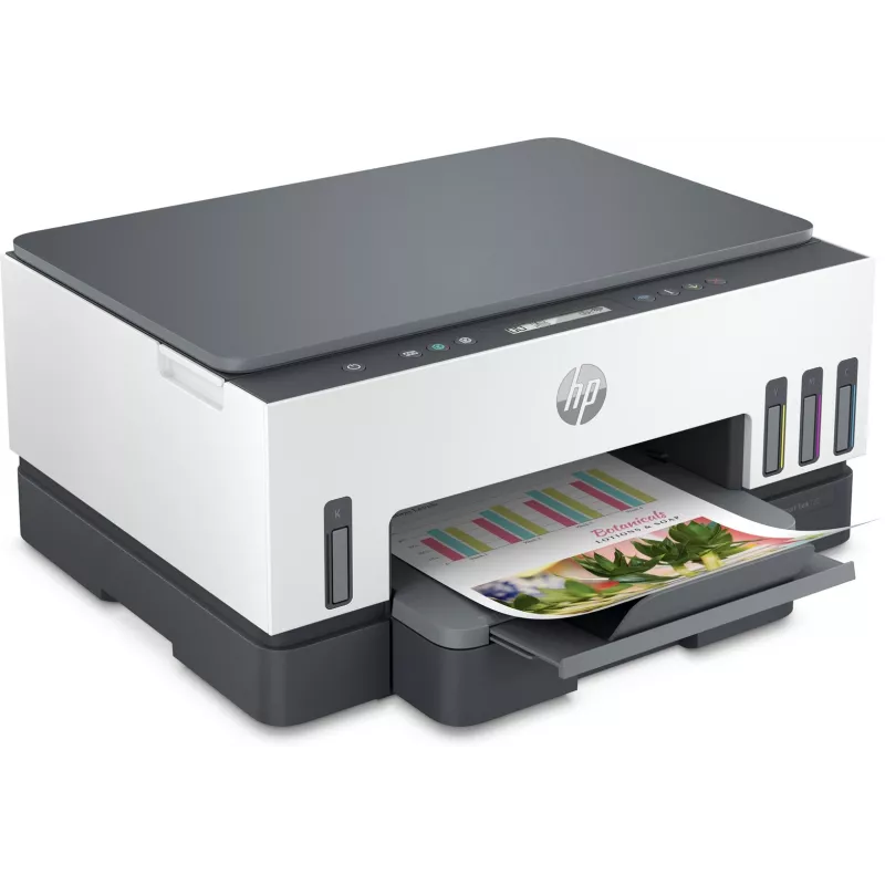 Drukarka wielofunkcyjna HP Smart Tank 720 — termiczny atramentowy, kolor, A4, Wi‑Fi, dupleks, 4800x1200 dpi