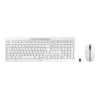 CHERRY Stream Desktop klawiatura Mysz w zestawie Biuro RF Wireless QWERTZ Niemiecki Biały
