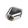 Bitspower Adapter 90 degrees G1/4 inch IG to G1/4 inch IG - Srebrny Glossy