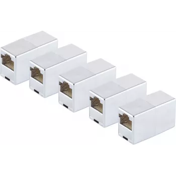 Adapter ShiverPeaks 71220-8M-SET5 modułowe złącze krosowe Cat 5, 8-pozycyjne RJ45