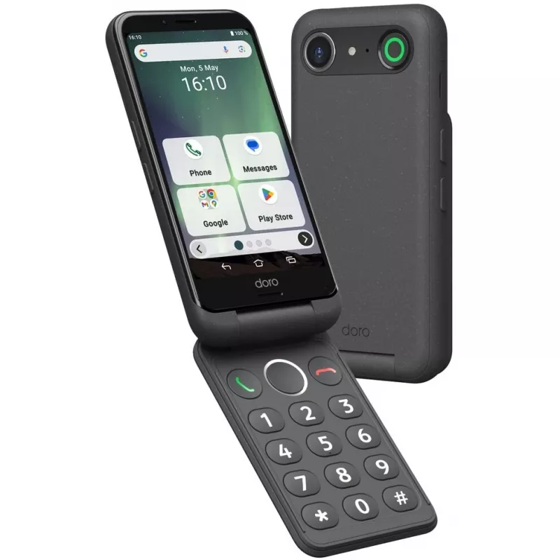 Smartfon Doro Aurora A20 4.5 cala 4GB 64GB Czarny