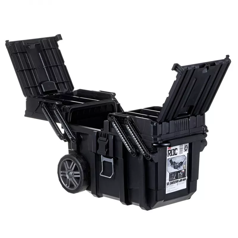 Toolbox KETER CANTILEVER Job Box (17203037/238270) na kółkach Czarny