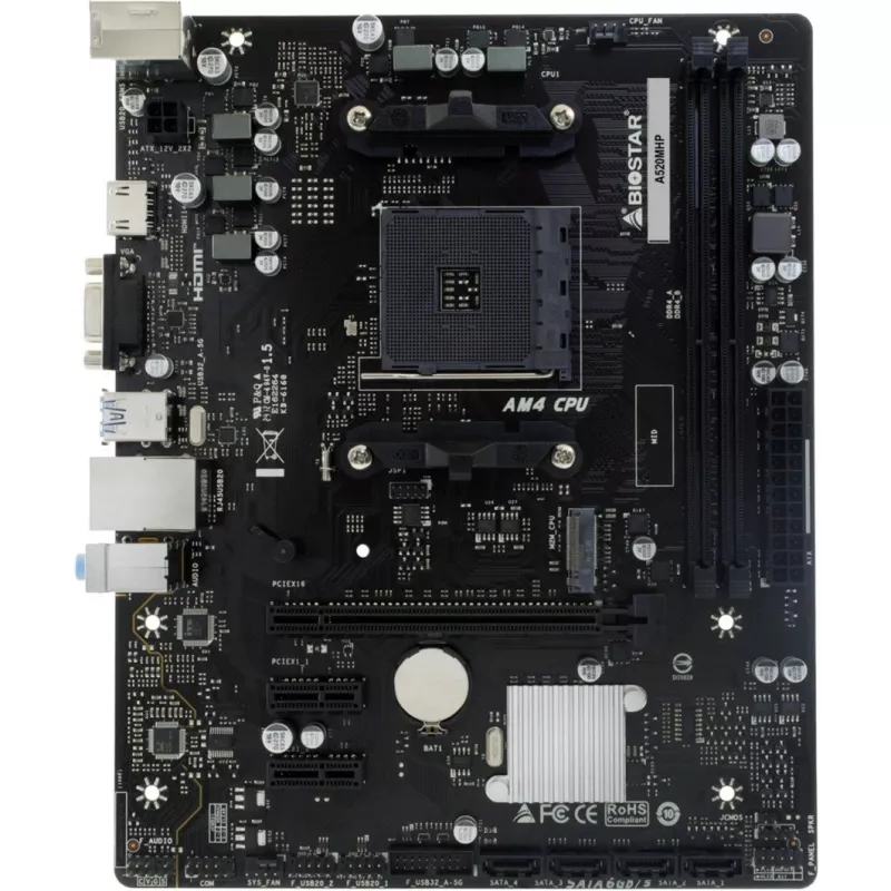 Płyta główna BIOSTAR A520MHP AM4 Micro-ATX