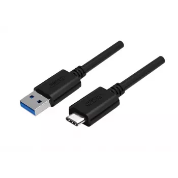 UNITEK Y-C474BK kabel USB USB 3.2 Gen 1 (3.1 Gen 1) 1 m USB A USB C Czarny