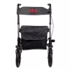 Walker (rollator) ANTAR AT51036 — czarny, wysokość siedziska 27,9 cm (11 cali), 9 kg, maks. obciążenie 136 kg, szerokość 870 mm, głębokość 630 mm
