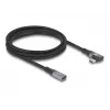 Kabel USB DeLOCK 81148 2m USB C Czarny 20 Gbit/s