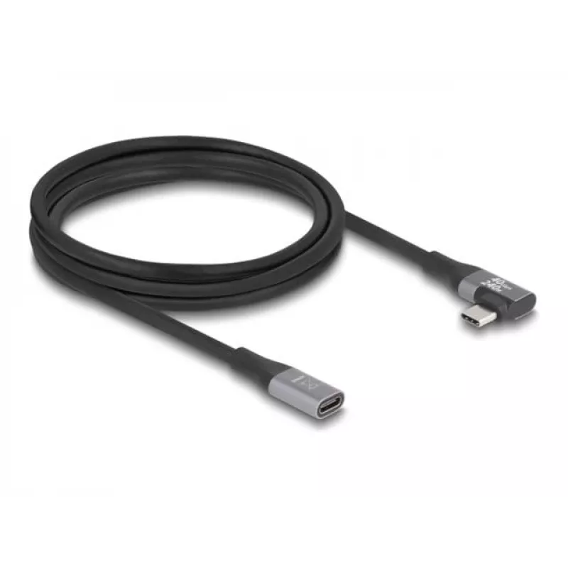 Kabel USB DeLOCK 81148 2m USB C Czarny 20 Gbit/s