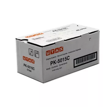 Utax 1T02R7CUT0/PK-5015C Zestaw tonerowy cyjan. 3K stron ISO/IEC 19752 dla TA