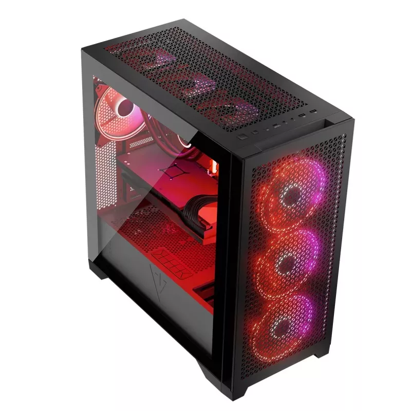 Obudowa MODECOM VOLCANO EXPANSE T APEX ARGB MIDI Czarny