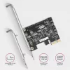 Axagon PCES-SJ2 karta interfejsu/adapter wewnętrzny SATA