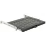 Półka do szafy rack LOGON RAS605BL Czarna Nośność 30 kg 19 cali