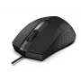 Mysz optyczna USB Focus, 1200 DPI, 3 przyciski i kółko przewijania, czułość 125 Hz, kabel 1,8 m, waga 66 g