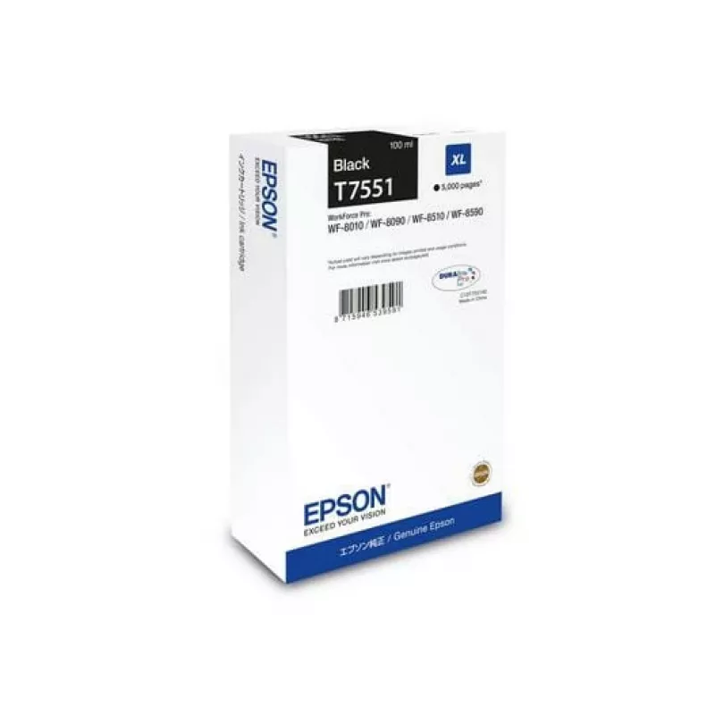 Epson C13T75514N wkład atramentowy 1 szt. Oryginalny Wysoka (XL) Wydajność Czarny