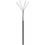 Kabel sieciowy zewnętrzny Wentronic Goobay CAT 5e, SF/UTP, czarny, 100 m - mieszanka miedzi CCA, AWG 24/1 (drut), PE (57296)