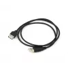 Kabel USB Star Micronics USB 2.0 1m Czarny Męski/Męski