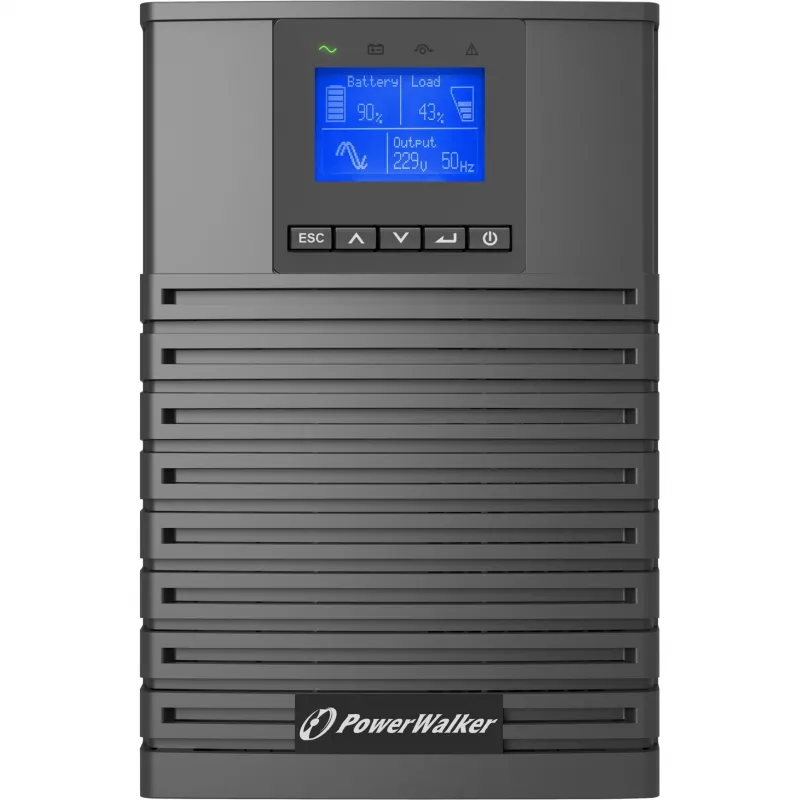 PowerWalker VFI 1500 ICT IoT Podwójna konwersja (Online) 1,5 kVA 1500 W 4 gniazda AC
