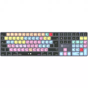 Klawiatura LogicKeyboard LKB-PT-TM — Pełnowymiarowa (100%) Bluetooth QWERTZ niemiecki, Tytanowy Szary