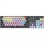 Klawiatura LogicKeyboard LKB-PT-TM — Pełnowymiarowa (100%) Bluetooth QWERTZ niemiecki, Tytanowy Szary