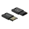 Czytnik kart DeLOCK USB 2.0 Czarny Micro SD MicroSDHC MicroSDXC 480 Mbit/s
