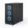 Obudowa PC Fractal Design Pop 2 Air Czarny Solid typu midi tower — obsługa ATX, 3 wentylatory przednie 120 mm, zatoki na dyski 2,5/3,5 cala, 215×481×462 mm