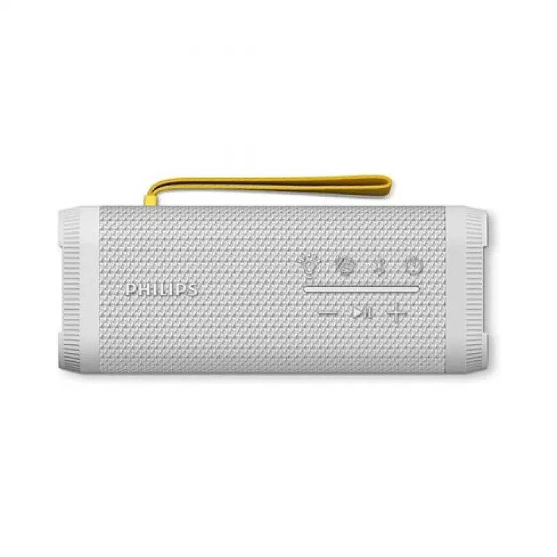 2.1 przenośny system głośnikowy Philips TAS2000W/00 — 10 W RMS, Bluetooth, IPX5, biały