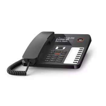 Telefon DECT Gigaset DESK 800A słuchawka przewodowa 200 wpisów książki telefonicznej czarny