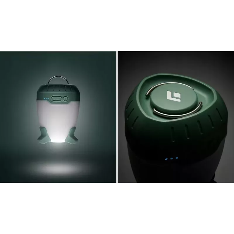 Latarnia kempingowa Czarny Diamond Orbiter 450 — LED, 450 lm, 2000 mAh, IPX4, haczyk do zawieszania i mocowanie magnetyczne