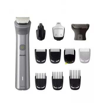 Philips All-in-One Trimmer MG5940/15 Series 5000, Stainless steel, 0.5 mm, 1.6 cm, 1 mm, Beard, Ear, Nose, bateria