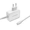 Zasilacz QOLTEC 51039 65W AC-to-DC 220–240V 20.3V/3.25A Type C biały, kabel 1.7 m