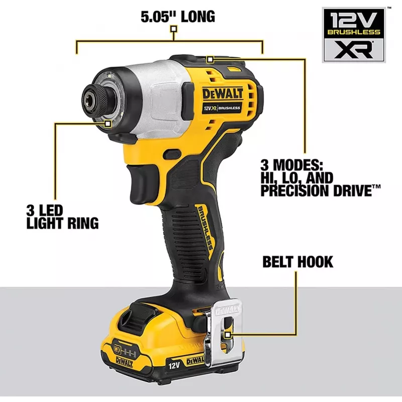 DeWALT DCF801D2-QW wkrętarka udarowa