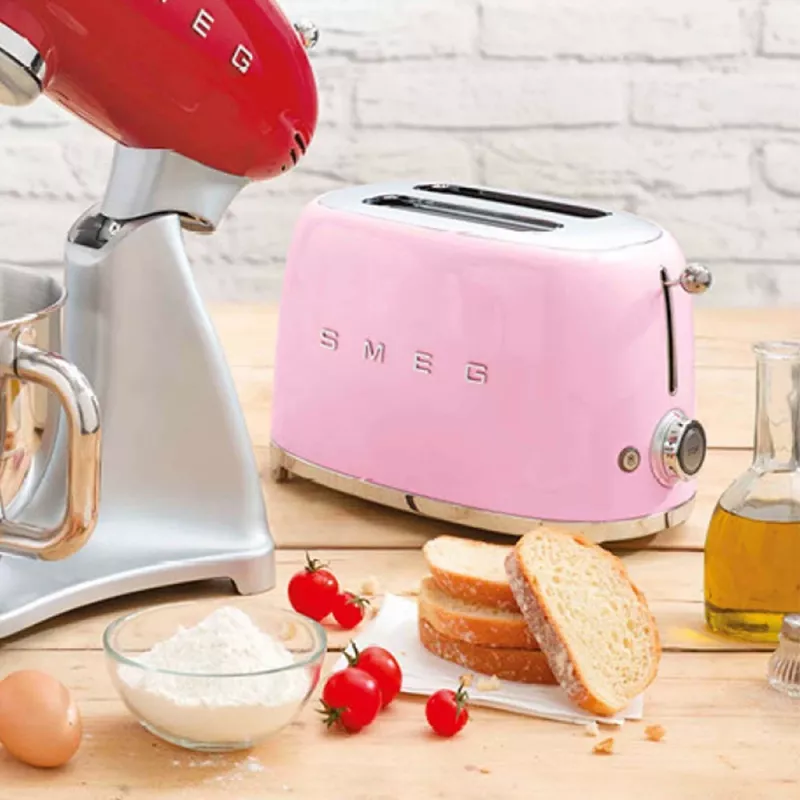 Toster Smeg TSF01PKEU (Różowy)