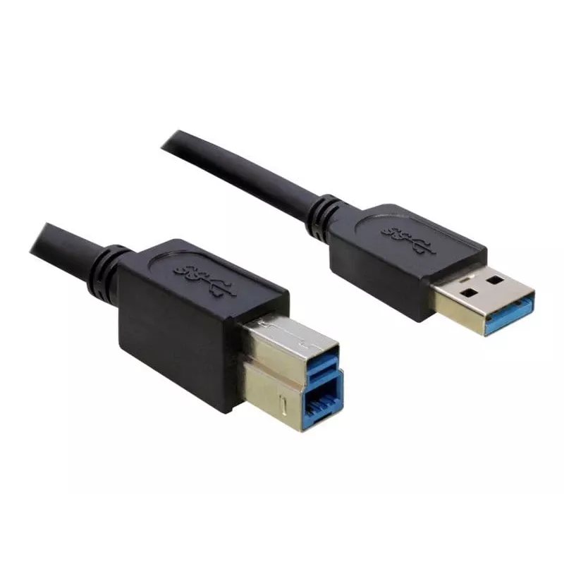 USB Hub DeLOCK 4 Port 5000 Mbit/s Czarny Biały