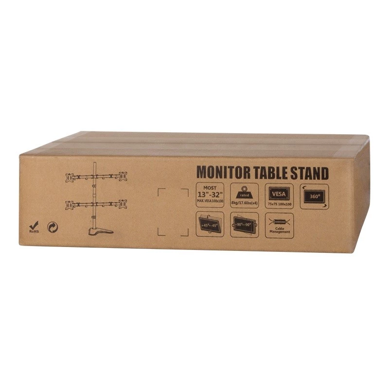 Uchwyt do monitora LogiLink BP0046 81,3 cm (32 cale) Biurko Stal nierdzewna