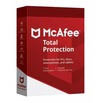 McAfee Total Protection 3 urządzenia 1 rok