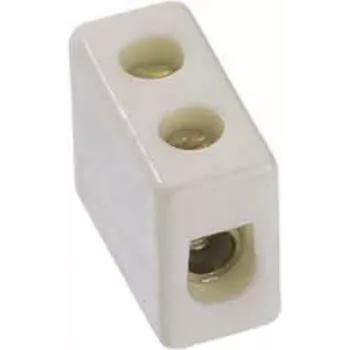Zacisk elektryczny Bachmann 950.000, porcelana, biały, wysokość 12 mm