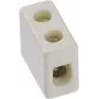 Zacisk elektryczny Bachmann 950.000, porcelana, biały, wysokość 12 mm