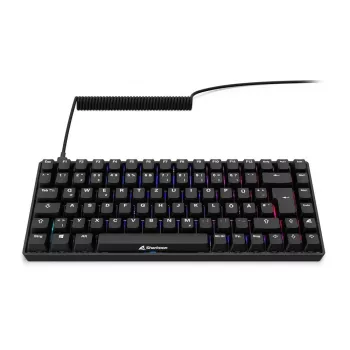 Mechaniczna klawiatura gamingowa Sharkoon Skiller SGK50S3 PBT czarno-żółta RGB