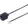 Kabel telefoniczny ShiverPeaks 70235 RJ11 6/4, 15 m, czarny