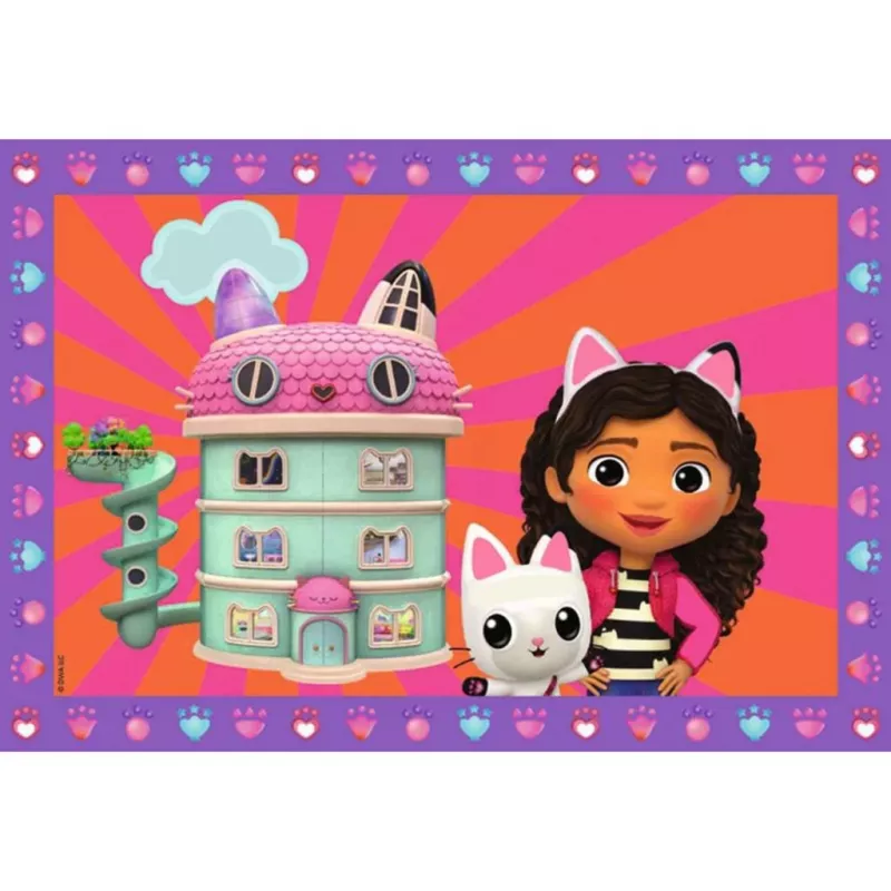 Junior Paint by Numbers - DreamWorks Gabby's Dollhouse (2 designs)