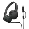 Belkin SoundForm przewodowe słuchawki nauszne dla dzieci, czarne. AUD010hqBK