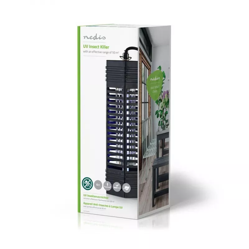 Nedis INKI110CBK6 pułapka na owady Czarny