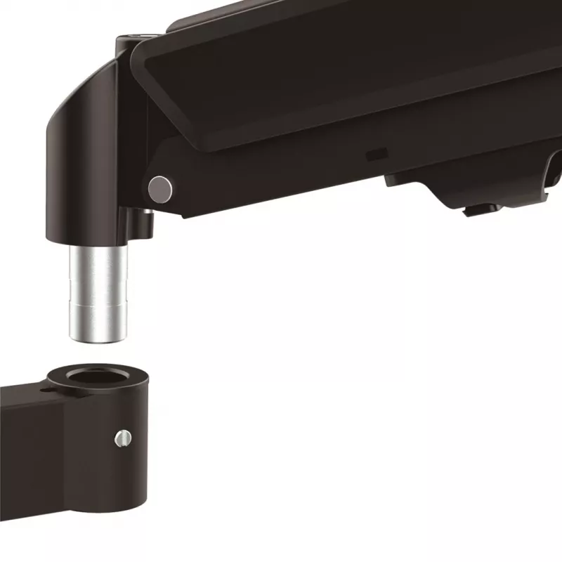 Uchwyt na 2 monitory Maclean, sprężyna gazowa, 17-32 inch, 2-10 kg, czarny, MC-136