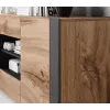 Cama komoda WOOD dąb wotan/antracyt