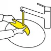 Akcesorium do myjki do okien Karcher 2.633-130.0 — ściereczki do czyszczenia z mikrofibry 275 mm (2 szt.)