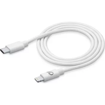Cellularline Power Cable 120cm - USB-C na Lightning Kabel USB-C na Lightning do ładowania i przesyłania danych