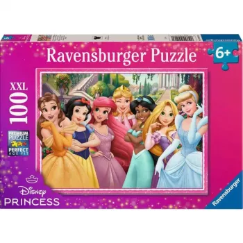 Puzzle dla dzieci Ravensburger Disney Princess „Życie jest bajką” — 100 elementów, dla dzieci