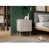 Szafka nocna Cama Meble ISLA 44,5x40x59 cm kaszmir mat, MDF i płyta wiórowa, zestaw 2 szt.