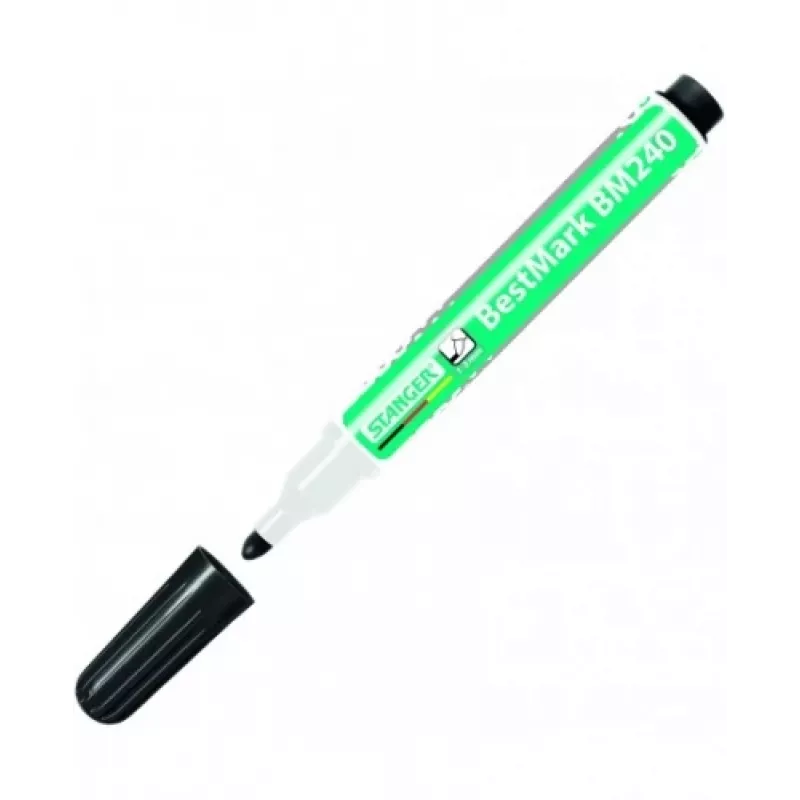 Whiteboard Marker STANGER BM240 1-3 mm, round head, black 1 pcs.