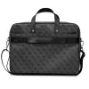Torba na laptop GUESS GUCB15P4TK 16 cali czarny Saffiano z logo 4G Triangle